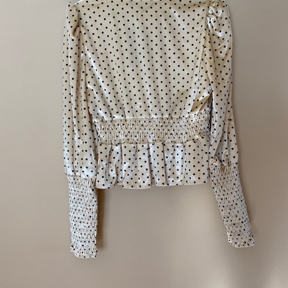 Lulus long sleeve velvet blouse - Picture 5 of 5